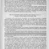 0824 - Page 809 - Bibliothèque. Manuel du candidat aux divers grades et emplois de médecin et pharmacien de la réserve et de l'armée territoriale, par le docteur P. Bouloumié. - Paris, Soc. d'éditions scientifiques, 1890 / Etat de l'université d'Avignon en 1789, par le docteur V. Laval. - Avignon et Paris, Seguin et Lechevalier, 1889 / Feuilleton. Causerie