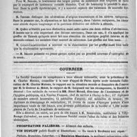 0843 - Page 828 - Académies et sociétés savantes. Société de chirurgie. Séance du 4 juin / Courrier