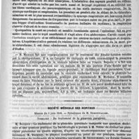 0852 - Page 837 - Académies et sociétés savantes. Académie de médecine. Séance du 10 juin / Société médicale des hôpitaux. Séance du 6 juin 1890