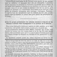0857 - Page 842 - Bulletin / Action du groupe parlementaire des médecins sénateurs et députés sur les réformes à exécuter dans l'enseignement et la pratique de la médecine / Feuilleton. Causerie