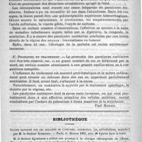 0873 - Page 858 - Les paralysies nucléaires des muscles des yeux [Paul Rodais] / Bibliothèque. Leçons cliniques sur les maladies de l'appareil locomoteur (os, articulations, muscles), par M. le docteur Kirmisson. - Paris, G. Masson 1890...