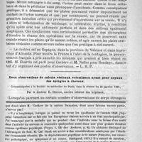 0893 - Page 879 - Bulletin / Deux observations de calculs vésicaux volumineux ayant pour noyaux des épingles à cheveux. Communiquées à la société de médecine de Paris, dans la séance du 25 janvier 1890, par le docteur E. Desnos / Feuilleton. Causerie