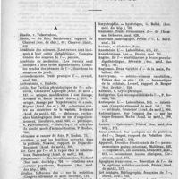 0935 - Page 921 - Table des matières du tome XLIX. (Troisième série). Janvier, février, mars, avril, mai, juin 1890