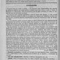 0028 - Page 24 - Formulaire. Pommade contre l'alopécie. - Monin / Courrier. Concours pour les asiles d'aliénés / Les inconvénients des usines électriques