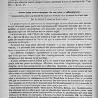 0032 - Page 28 - Bulletin / Vaste foyer hémorrhagique du cervelet. - Albuminurie. Communication faite à la Société de médecine de Paris, dans la séance du 24 mai 1890, par le docteur Ladreit de Lacharrière / Feuilleton. Causerie