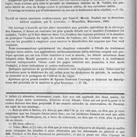 0070 - Page 66 - Bibliothèque. Leçons de gynécologie opératoire, par MM. Vulliet et Lutaud, 2e édition... Paris, Maloine, 1890 / Traité de petite chirurgie gynécologique, par Paul-F. Mundé. Traduit sur la deuxième édition anglaise, par S. Louwers. - Bruxelles, Manceaux, 1890 / Feuilleton. Causerie