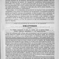 0093 - Page 89 - Bulletin. Ataxie locomotrice progressive datant de plusieurs années. Délire chronique. - Fracture complète de la jambe, guérison en un mois. Observation lue à la Société de médecine de Paris, dans la séance du 28 juin 1890, par le docteur Christian... / Bibliothèque. La syphilis aujourd'hui et chez les anciens, par le docteur Buret. Société d'éditions scientifiques... / Feuilleton. Causerie. Encore (et bien involontairement) le Congrès de Berlin !