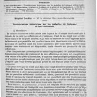 0101 - Page 97 - Comité de rédaction / Sommaire / Hôpital Cochin. - M. le docteur Dujardin-Beaumetz. Considérations historiques sur les maladies de l'estomac et leur traitement