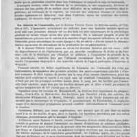 0107 - Page 103 - Revue des journaux. Journaux italiens. Un cas de rupture de la rate dans le cours de la fièvre typhoïde, par le docteur Santi Flavio. (In Gazzetta degli ospitali, n° 43) / La théorie de l'immunité, par le docteur Vittorio Cantu (in Reforma medica, n°s 116, 120 et 121)