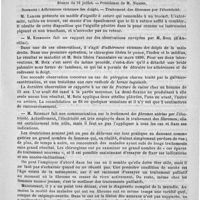 0121 - Page 117 - Académies et sociétés savantes. Académie de médecine. Séance du 22 juillet / Société de chirurgie. Séance du 16 juillet