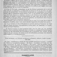 0123 - Page 119 - Académies et sociétés savantes. Société de chirurgie. Séance du 16 juillet / Thèses soutenues à la Faculté de médecine de Bordeaux pendant l'année scolaire 1889-1890 / Formulaire. Prises contre la coqueluche. - G. Sée