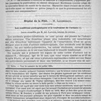 0127 - Page 123 - Bulletin / Hôpital de la Pitié. - M. Lancereaux. Les conditions pathogéniques et le traitement de l'urémie. Leçon recueillie par M. Ad. Laffitte... / Feuilleton. Causerie. Encore le Congrès de Berlin