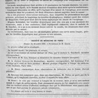 0135 - Page 131 - Académies et sociétés savantes. Société médicale des hôpitaux. Séance du 18 juillet 1890 / Société de médecine de Paris. Séance du 12 juillet 1890 / Faculté de médecine de Paris. Thèses de doctorat du 1er au 9 juillet 1890