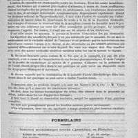 0171 - Page 167 - Académies et sociétés savantes. Académie de médecine. Séance du 29 juillet / Formulaire. Injection hypodermique contre l'apoplexie. – Pécholier
