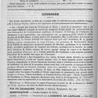0184 - Page 180 - Formulaire. Sirop contre la constipation des enfants. - Bouchut / Courrier / Nécrologie [L. Deligny (de Toul)]