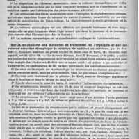0230 - Page 226 - Revue des journaux. Journaux italiens. La sclérose du myocarde, par le docteur Arnoldo Viti (de l'Institut d'anatomie pathologique dirigé par M. le professeur Carlo Sanquirico. (In Rivista clinica orchivio italiono, 30 juin) / Sur la multiplicité des méthodes de traitement de l'érysipèle et sur les raisons actuelles d'employer la solution de sublimé au millième, par le docteur C. Calliano. (In Gazzetta degli ospitali, n°s 56, 57 et 58)