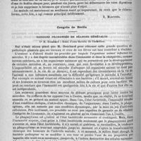 0236 - Page 232 - Accidents tétaniques au cours d'une fièvre typhoïde guéris par les injections hypodermiques de bichlorure de méthylène. - Empoisonnement par la strychnine guéri par injection hypodermique de chloroforme / Congrès de Berlin. Discours prononcés en séances générales