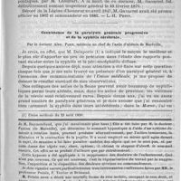 0331 - Page 327 - Bulletin. Mort de M. le professeur Gavarret / Feuilleton. Congrès de l'Association française pour l'avancement des sciences à Limoges [L.-H. Petit] / Coexistence de la paralysie générale progressive et de la syphilis cérébrale, par le docteur Alex. Paris... / Feuilleton. Congrès de l'Association française pour l'avancement des sciences à Limoges