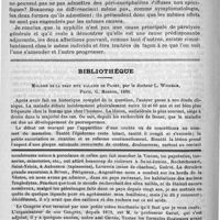 0334 - Page 330 - Bulletin. Coexistence de la paralysie générale progressive et de la syphilis cérébrale, par le docteur Alex. Paris... / Bibliothèque. Maladie de la peau dite maladie de Paget, par le docteur L. Wickham. Paris, G. Masson, 1890 / Feuilleton. Congrès de l'Association française pour l'avancement des sciences à Limoges