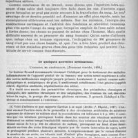0410 - Page 406 - Bulletin. Des injections d'eau salée dans l'anémie grave. - Un cas observé à l'hôpital Beaujon. - Guérison. Par M. François Cartier... / De quelques nouvelles médications. L'ichthyol en gynécologie. (Nouveaux remèdes, 1890)