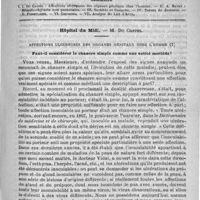 0425 - Page 421 - Comité de rédaction / Sommaire / Hôpital du Midi. - M. Du Castel. Affections ulcéreuses des organes génitaux chez l'homme. Faut-il considérer le chancre simple comme une entité morbide ?