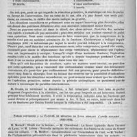 0434 - Page 430 - Sociétés et Congrès. Sociétés de médecine de Lyon (1er semestre 1890). Sommaire : thrombose de la veine cave inférieure. - La trépanation de la moelle (A suivre) / Thèses soutenues à la Faculté de médecine de Lyon pendant l'année scolaire 1889-1890