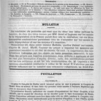 0437 - Page 433 - Comité de rédaction / Sommaire / Bulletin / Feuilleton. Causerie