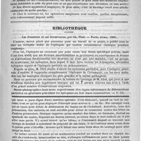 0443 - Page 439 - Bulletin. Traitement précoce du pied-bot congénital, par le docteur Bilhaut... / Bibliothèque. Les épilepsies et les épileptiques, par Ch. Féré. - Paris, Alcan, 1890 / Feuilleton. Causerie