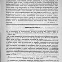 0453 - Page 449 - Hôpital du Midi. - M. Du Castel. Affections ulcéreuses des organes génitaux chez l'homme. Chancre mixte (A suivre) / Bibliothèque. Sur les contagieuses et maudites Bubas ; histoire et médecine, par Francisco-Lopez de Villalobos. Traduction et commentaires par le docteur E. Lanquetin. - Paris, G. Masson, 1890 / L'hygiène de l'exercice chez les enfants et les jeunes gens, par le docteur Fernand Lagrange. - Paris, F. Alcan, 1890
