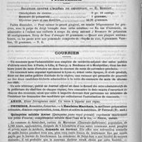 0460 - Page 456 - Académies et sociétés savantes. Académie de médecine. Séance du 23 septembre / Formulaire. Solution contre l'eczéma de dentition. - E. Besnier / Courrier