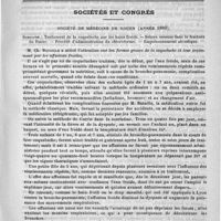 0467 - Page 463 - Revue des cliniques. Sommaire : le salpingite blennorrhagique et son traitement médical. - Diagnostic et traitement des collections tubaires / Sociétés et Congrès. Société de médecine de Rouen (Année 1889). Sommaire : traitement de la coqueluche par les bains froids. Suture osseuse dans la fracture du fémur. - Procédé d'administration du chloroforme. - Empoisonnement alcoolique