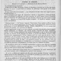 0492 - Page 488 - Revue des journaux. Emploi de la cocaïne comme eutocique (Revue de thérapeutique, 1890, 14, 385) / Académies et sociétés savantes. Académie de médecine. Séance du 30 septembre