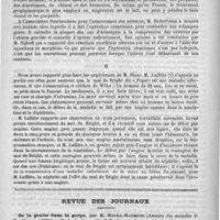0504 - Page 500 - Revue de médecine. Sommaire : recherches récentes sur la nature et le traitement de l'éclampsie. - Le mal de Bright a frigore est une maladie infectieuse / Revue des journaux. De la goutte dans la gorge, par M. Morell-Mackensie (Annales des maladies de l'oreille, etc., 1890)