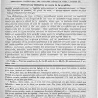 0511 - Page 507 - Bulletin / Hôpital du Midi. - M. Du Castel. Affections ulcéreuses des organes génitaux chez l'homme. Ulcérations tertiaires au cours de la syphilis. Syphilis pustulo-ulcéreuse. - Syphilis scléro-ulcéreuse et tuberculo-ulcéreuse. - Ulcérations tertiaires du fourreau, du gland, du méat. - Pseudo-chancres indurés du sillon balano-préputial ; leur étiologie / Feuilleton. Causerie