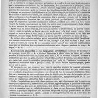 0539 - Page 535 - Revue des journaux. Suspension dans l'ataxie locomotrice (Journal de médecine et de chirurgie, août 1890) / Les tumeurs adénoïdes et les laryngites striduleuses (Journal de médecine et de chirurgie, 9 août 90) / Sociétés et Congrès. Comité médical des Bouches-du-Rhône. Sommaire : injection de cocaïne dans l'opération de l'hydrocèle. - Oedème de la glotte dans les oreillons. - Empyème du sinus maxillaire. - Stigmates professionnels des ouvriers en pianos