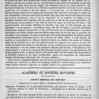 0542 - Page 538 - Sociétés et Congrès. Société de médecine d'Amiens. Un cas d'empoisonnement par le cocaïne / Académies et sociétés savantes. Société médicale des hôpitaux. Séance du 10 octobre 1890
