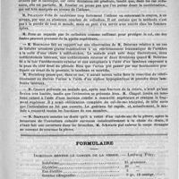 0567 - Page 563 - Académies et société savantes. Société de chirurgie. Séance du 8 octobre / Formulaire. Injection contre le cancer de la vessie. - Ludwig Frey