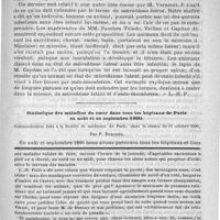 0583 - Page 579 - Bulletin / Statistique des maladies du coeur dans tous les hôpitaux de Paris en août et en septembre 1890. Communication faite à la Société de médecine de Paris, dans la séance du 11 octobre 1890, par P. Duroziez / Feuilleton. Causerie