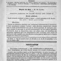 0593 - Page 589 - Comité de rédaction / Sommaire / Hôpital du Midi. - M. Du Castel. Affections ulcéreuses des organes génitaux chez l'homme. Herpès génitaux. Herpès progénital récidivant de Diday et Doyon. - Herpès névralgique de M. Mauriac. Zona génital. - Balanite pustulo-ulcéreuse / Feuilleton. Bibliothèque anthropologique. - XIII. Dépopulation et civilisation, étude démographique, par Arsène Dumont...