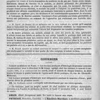 0604 - Page 600 - Académies et sociétés savantes. Société de chirurgie. Séance du 15 octobre / Courrier. Faculté de médecine de Paris