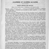 0613 - Page 621 - Hôpital du Midi. - M. Du Castel. Affections ulcéreuses des organes génitaux chez l'homme. Herpès génitaux (A suivre) / Académies et sociétés savantes. Société médicale des hôpitaux. Séance du 24 octobre 1890