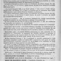 0616 - Page 624 - Courrier / Cours d'accouchements / Enseignement médical libre / Enseignement libre / Muséum d'histoire naturelle / Nécrologie [René Calmette / Maugin (de Douai)]