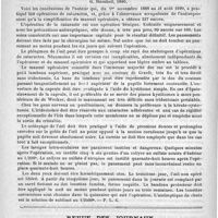 0622 - Page 630 - Bibliothèque. Leçons de clinique médicale, par H. Rendu. - Paris, O. Doin, 1890... / De la cataracte, par le docteur A. Dehenne... G. Steinheil, 1890 / Revue des journaux. Etude comparative des divers agents anesthésiques employés dans les accouchements naturels. (Revue de thérap., 1890, 18)