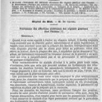 0629 - Page 637 - Comité de rédaction / Sommaire / Hôpital du Midi. - M. Du Castel. Traitement des affections ulcéreuses des organes génitaux chez l'homme