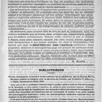 0669 - Page 677 - Bulletin. L'asthme des enfants [R. Blache] / Bibliothèque. Manuel technique et pratique d'anthropométrie cranio-cérébrale, par le docteur Moritz Benedikt, traduit et remanié, avec le concours de l'auteur, par le docteur P. Kéraval. - Paris, Lecrosnier et Babé, 1889 / Recherches acoustiques sur les voyelles nasales par le docteur Loewenberg. - Paris, Perreau, 1889