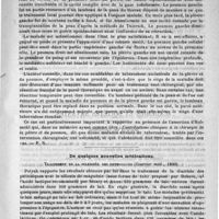 0671 - Page 679 - Revue des journaux. Traitement chirurgical de la tuberculose pleurale et pulmonaire, par le docteur Tillmanus (British med. Journ., 14 juin 1890, et Revue de la Suisse romande, 1890, 659) / De quelques nouvelles médications. Traitement de la diarrhée des phthisiques (Courrier méd., 1890)