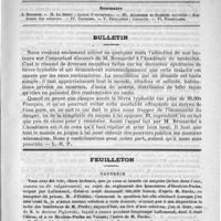0689 - Page 697 - Comité de rédaction / Sommaire / Bulletin / Feuilleton. Causerie