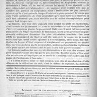 0696 - Page 704 - Hôpital Necker. - M. le professeur Le Dentu. Leçon d'ouverture / Feuilleton. Causerie [Simplissime] / Liniment contre les brulures. – Chevalier