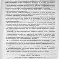 0721 - Page 729 - Académies et sociétés savantes. Académie de médecine. Séance du 18 novembre 1890 / Société médicale des hôpitaux. Séance du 14 novembre