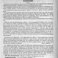0724 - Page 732 - Formulaire. Traitement du vertige nerveux. - H. Leroux / Courrier. Concours pour les médecins des bureaux de bienfaisance / Hôpitaux pour les diphthériques à Paris / Le comble de la spécialité